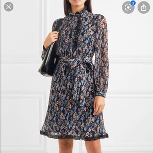 Tory Burch Deneuve Dress Navy blossom
